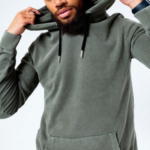 Survêtements de qualité supérieure en coton biologique 100% avec lavage à l'acide, manches longues, pantalon de survêtement et sweat-shirt - Product Image 3