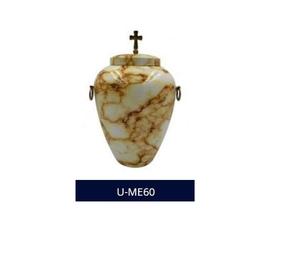 โกศโลหะสำหรับเผาเถ้ากระดูกแบบวินเทจสีน้ำตาลสไตล์อเมริกันขี้เถ้าโลหะดีไซน์ล่าสุด - Product Image 3