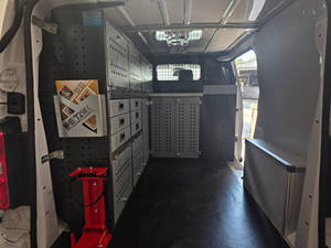 Heavy Duty Modular Van Shelving System with <b>Lockable</b> <b>Cabinets</b> and Drawers for Mobile Workshop Service Vehicles OEM ODM - Product Image 2