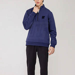 Chaqueta elegante con cremallera 1/4 con cierre de cremallera suave y material transpirable para uso diario Chaqueta con cremallera 1/4 para hombres - Product Image 2