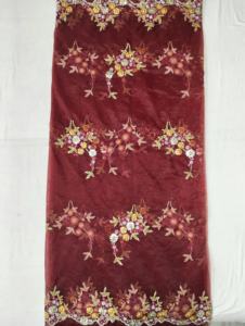 ผ้าลูกไม้ไนจีเรียสุดหรูหรา ดีไซน์ลายดอกไม้แบบราชวงศ์ ประดับด้วยลูกปัด ปักลายอย่างประณีต ป้องกันไฟฟ้าสถิตย์ รุ่นอัลติเมท อาโซ เอบี แกลมเมอร์ ลักซูริอัส เทรนดี้ - Product Image 5