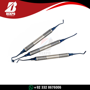 Best-Selling Dental Composite Filling Tools Composite Filling Amalgam Flat <b>Titanium</b> Coated 2.9mm Dental Set Surgical Instruments - Product Image 5