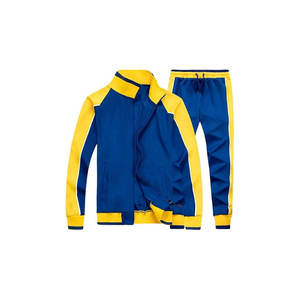 Vente en gros de combinaisons de jogging pour hommes avec logo personnalisé vêtements de sport en polyester et coton respirants survêtements de course de grande taille pour l'hiver - Product Image 1