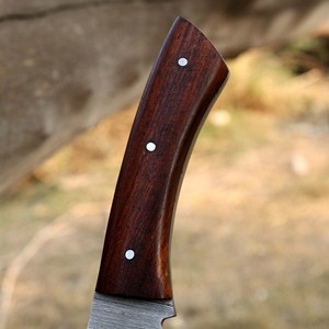 Custom Logo Damascus Steel Hunting <b>Knives</b> <b>Industrial</b> Grade Clip Point Blade Outdoor Sports Use Solid Color Flat Edge Wholesale - Product Image 5