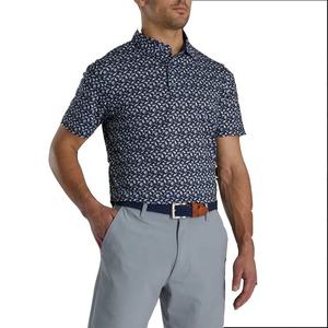 Camiseta de Golf Personalizada para Hombre, 100% Algodón, Sólida, Transpirable, Sublimada, de Alto Rendimiento, con Color y Logotipo Personalizados - Product Image 5