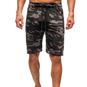 Short de survêtement athlétique d'été pour hommes avec logo personnalisé Short de survêtement d'été unisexe avec poches latérales imprimées - Product Image 5
