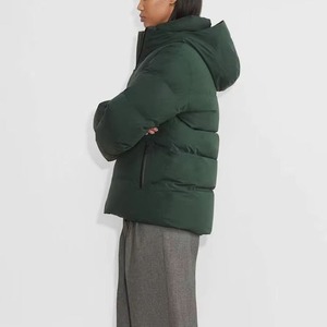 Chaqueta Acolchada para Mujer, Abrigo Acolchado con Forro de Borrego, Cálida, Impermeable, con Capucha Extraíble y Bolsillos con Cremallera - Product Image 4