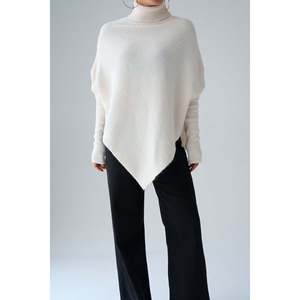 Suéter Elegante de Cuello Alto para Invierno, Tejido en Lana/Acrílico, Antiarrugas - Product Image 1