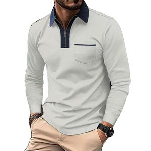 Polo de Verano 2026 Personalizado para Hombre, Manga Corta, Diseño de Parches, Informal, Deportivo, de Negocios, para Golf, de Secado Rápido - Product Image 1
