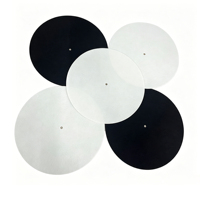 Tapis en feutre haute densité 3 mm universel pour platine vinyle, anti-vibrations, pour lecteur de disques vinyles LP