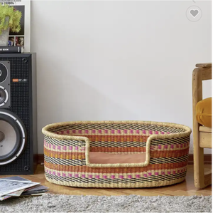 Nuevos diseños de cama de algas marinas naturales de alta calidad para mascotas Diseño OEM Personalizar casa para mascotas Hecho a mano de Vietnam al por mayor - Product Image 6