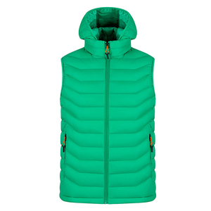 เสื้อกั๊กผ้าแคนวาสสำหรับผู้ชายผ้าแคนวาสแบบมีซิปให้ความอบอุ่นสามารถใส่ได้ในฤดูใบไม้ร่วง - Product Image 4