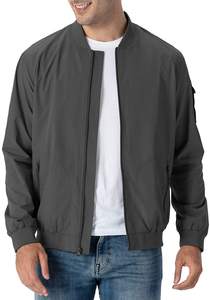 Chaqueta de bombardero de poliéster 100% con estampado personalizado para hombre, nueva chaqueta de invierno de estilo callejero, chaqueta transpirable ligera - Product Image 3