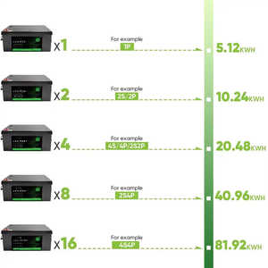 Batterie à décharge profonde My Store 12V 400AH Lifepo4, système de stockage d'énergie domestique 24V 100AH 200AH, pack lithium-ion kg - Product Image 4