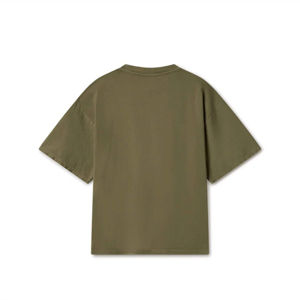 Boxy Fit camiseta en blanco personalizado hombres francés Terry sudor Camiseta 100% algodón orgánico 100%, camiseta para hombres, ajuste suelto, impreso - Product Image 2