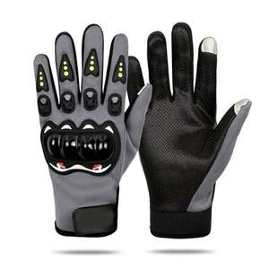 Guantes de carreras de dedos completos hechos en Pakistán antideslizantes para motocicleta pantalla táctil Motocross todos los tamaños disponibles-para deportes ciclismo - Product Image 2