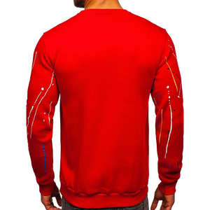 Custom logo men sweatshirt gym <b>workout</b> <b>hoodie</b> streetwear oversized fleece pullover bulk supply - Product Image 2
