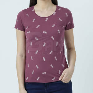 Mejores ventas bajo precio mujeres camisetas personalizadas al por mayor mujeres camisetas de tacto suave mujeres camisetas - Product Image 4