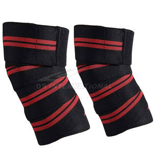 ผ้ายืดคลุมเข่าและเข่าสำหรับยกน้ำหนักฟิตเนสสวมใส่เข่า - Product Image 1