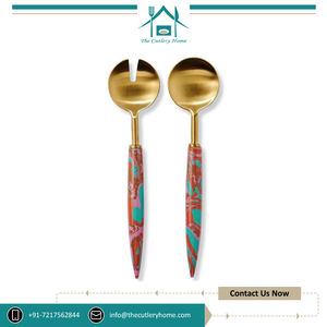 Largement vendu qualité incroyable conception royale ensemble de serveurs à salade en résine durable et sans danger pour les aliments disponible à un prix abordable - Product Image 2