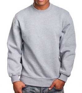 Sudadera de cuello redondo liso para hombre Sudadera gris sudaderas con capucha Envío DDP - Product Image 1