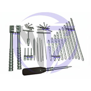 Complete Orthopedic LCP Narrow <b>Plate</b> Kit 222 Pcs 4.5mm Large Fragment Locking Instrument <b>Set</b> Surgical Wenquar Manual - Product Image 4