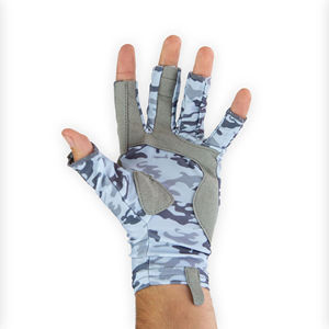Free 3 Finger Comfortable Polyester Sunscreen Fishing Gloves <b>for</b> <b>Men</b> and Women Non-Slip Fishing <b>Mittens</b> - Product Image 3