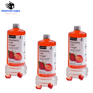 Vinaigre de cidre de fraise naturel premium certifié Halal, gourmet, sain, fermenté, 100% pur, 500ml, marque Nutrifarm, agriculture - Product Image 6