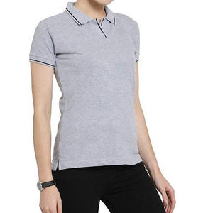 2023 precio al por mayor cómodo diseño único Women100 % algodón orgánico estilo de lujo superventas mujeres sublimación polos - Product Image 1