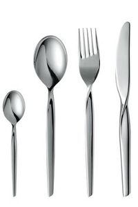 Ensemble de couverts durables en métal argenté poignée en acier miroir ensembles de couverts de table de mariage classique à la maison pour manger des aliments - Product Image 5