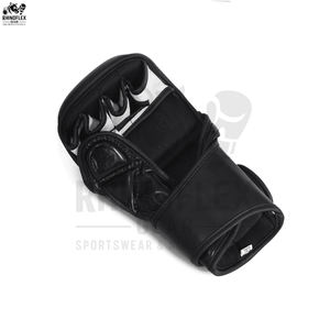 Gants de Sparring ajustables pour la formation des adultes, demi-doigts personnalisés, gants de Sparring en cuir véritable - Product Image 3