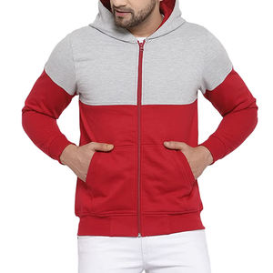 เสื้อฮู้ดซิปสำหรับผู้ชายเสื้อผ้าแนวสตรีทแบบมีซิปดีไซน์ตามสั่ง - Product Image 1