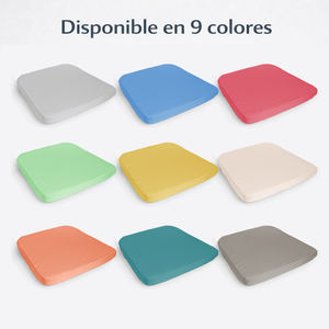 Cuscino per Sedia Idrorepellente 42x40x4cm Facile da Pulire con Cinghie di Fissaggio e Fodera Rimovibile con Cerniera, Cuscini Lombari e per Seduta - Product Image 6