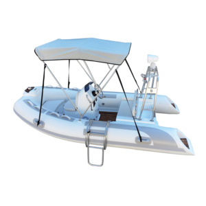 ZHENBO 12ft fibre de verre rigide gonflable V <span class=keywords><strong>coque</strong></span> RIB360 bateau certifié CE <span class=keywords><strong>360</strong></span> pêche marine Hypalon bateau à côtes pour les eaux océaniques - Product Image 6