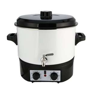 Fondeur de cire émaillé 16L certifié CE/RoHS pour la fabrication de bougies en cire de soja et de paraffine, usage professionnel et domestique - Product Image 1