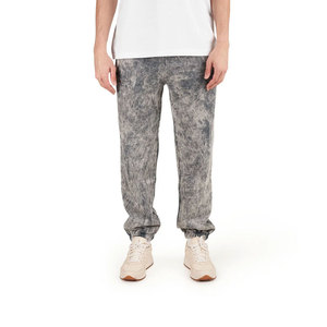 Joggers de lavado ácido de peso pesado personalizables para hombre, transpirables y cómodos, ropa de gimnasio de lona, tejido no tejido, estilo Vintage - Product Image 1
