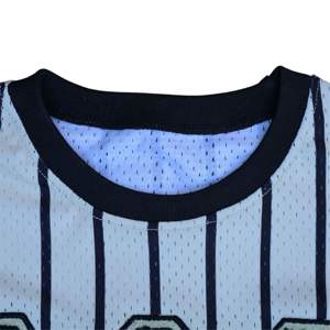 Camiseta de béisbol a rayas-Camiseta de malla Tuk Neutral 11/1 | Letras de chenilla bordadas | Ropa de fraternidad y hermandad - Product Image 3