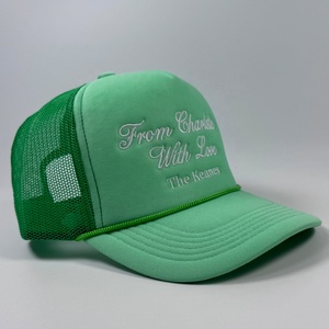 Custom Foam Trucker Cap 3D Embroidery Logo <b>Rope</b> Brim Mesh Man Women ODM Wholesale Fashionable <b>Fishing</b> Cycling Hip Hop Injae Vina - Product Image 5