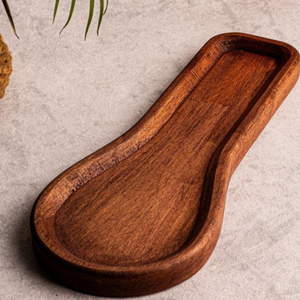 Support de cuillères en bois naturel multifonctionnel pour ustensiles de cuisine et repose-cuillères pour comptoir de cuisine, en gros, du Vietnam - Product Image 2