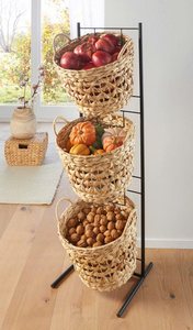 SET 3 PAILLE PANIER WATERJACINTH POUR CUISINE TRÈS BELLE - Product Image 5