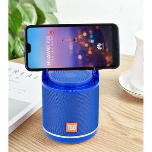 Altavoz Bluetooth T&G TG518 con Radio FM, Luces LED, Micrófono, Alimentado por Batería, Carcasa de Plástico, Azul - Product Image 3