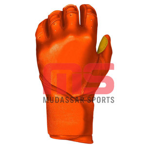 Gants de frappeur de baseball professionnels en cuir et bambou, sur mesure, haute qualité, antidérapants, durables, respirants, pour droitier, personnalisables - Product Image 3