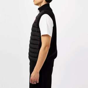 Chaleco Acolchado de Lona Resistente para Hombre, Cortavientos, Ajuste Flexible, Estilo Casual Urbano, Cálido, Impermeable y Transpirable para Invierno - Product Image 5