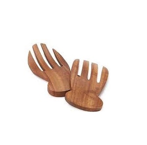 Juego de Servidores de Ensalada de Madera para Restaurante, Juego de Servidores de Ensalada de Madera Hechos a Mano de Alta Calidad para la Venta - Product Image 3