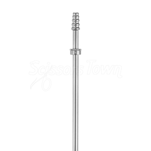 Instrumento quirúrgico de acero inoxidable con tubo de succión Poole con funda exterior y múltiples orificios para cirugía abdominal - Product Image 6