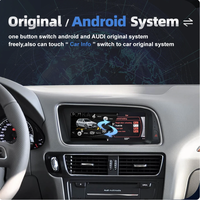 Layar Sentuh 8.8'' ANDROID 13 Pemutar Stereo Mobil GPS Navigasi untuk Audi Q5 2009-2017 Pemutar DVD Mobil