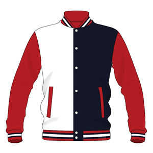 แจ็คเก็ตบอมเบอร์สำหรับผู้ชายและผู้หญิงเสื้อนอกสไตล์เบสบอลวิทยาลัยสำหรับผู้ชายเสื้อโค้ทแฟชั่น - Product Image 2