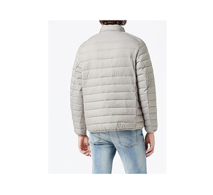 Men's Unisex Formal Spring Customized Own Branded Custom Logo Front Bubble Coated <b>Waterproof</b> Puffer Jacket High Quality - Product Image 2