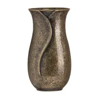 Vaso de flores de bronze itália, vaso de flores para pedras de cimeiro e monumentos funerários-linha apulo-acabamento bronze para exportação