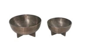 Bol en chocolat et caramel, vaisselle de cuisine, décoration d'intérieur, dernier bol de service tendance avec des poignées modernes et texturées - Product Image 6